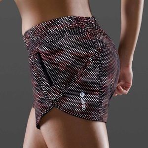 Lululemon Seawheeze Reflective *High Tempo Camo Orange Multi Tracker short